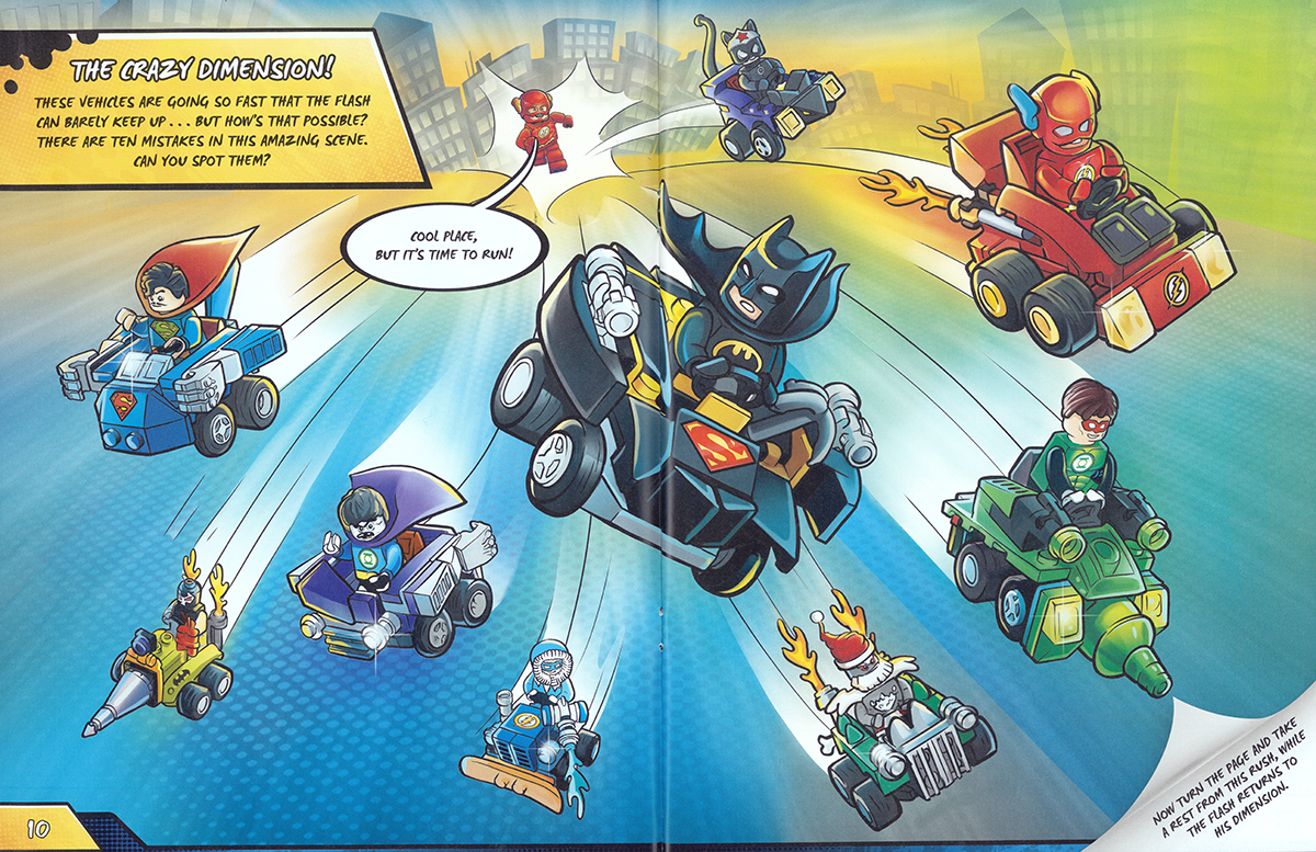 Scholastic Canada Lego Dc Activity Book With Minifigure 3 Faster