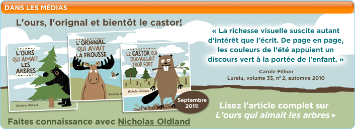Faites connaissance avec Nicholas Oldland
