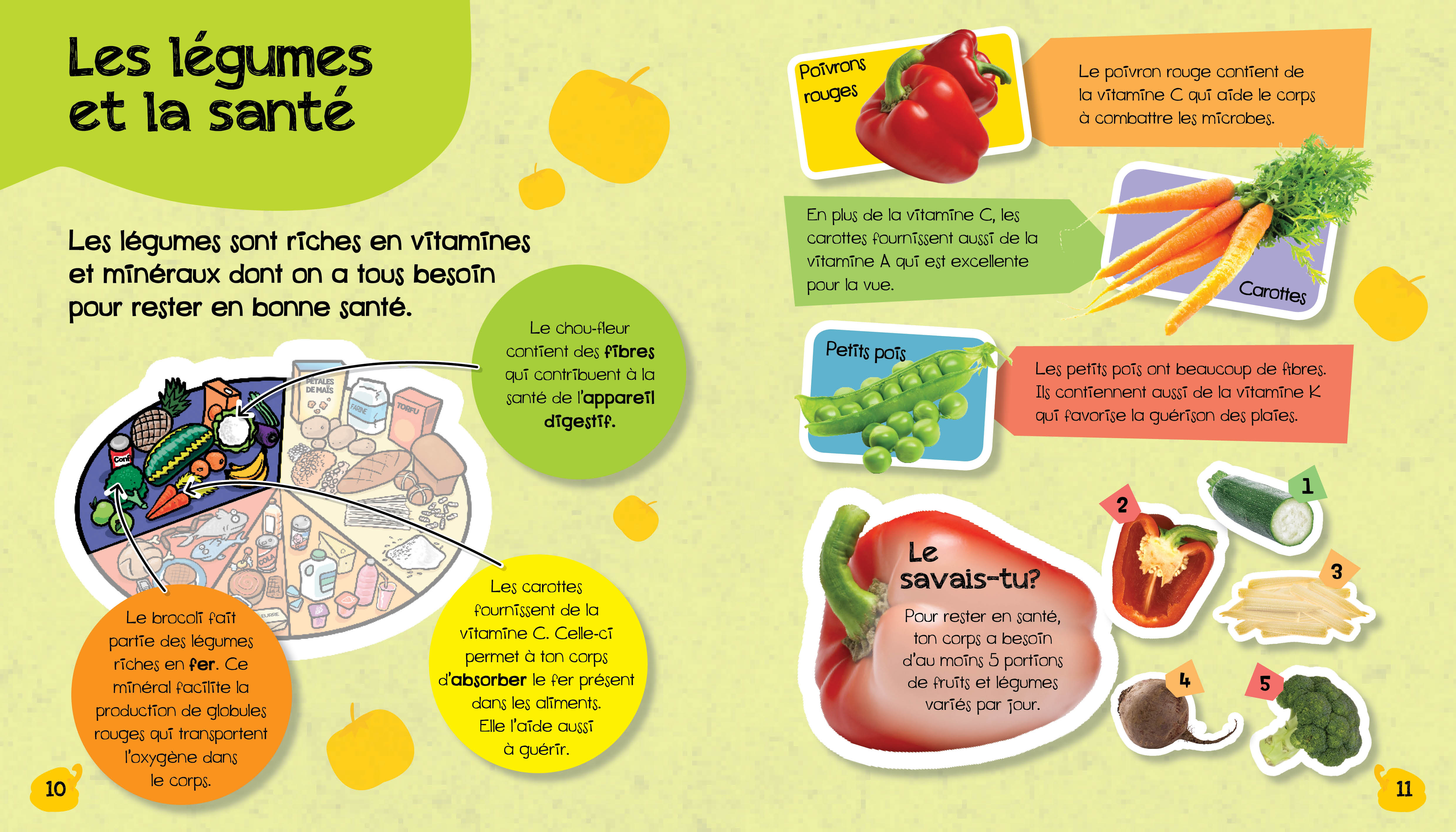 Éditions Scholastic Bien manger Légumes