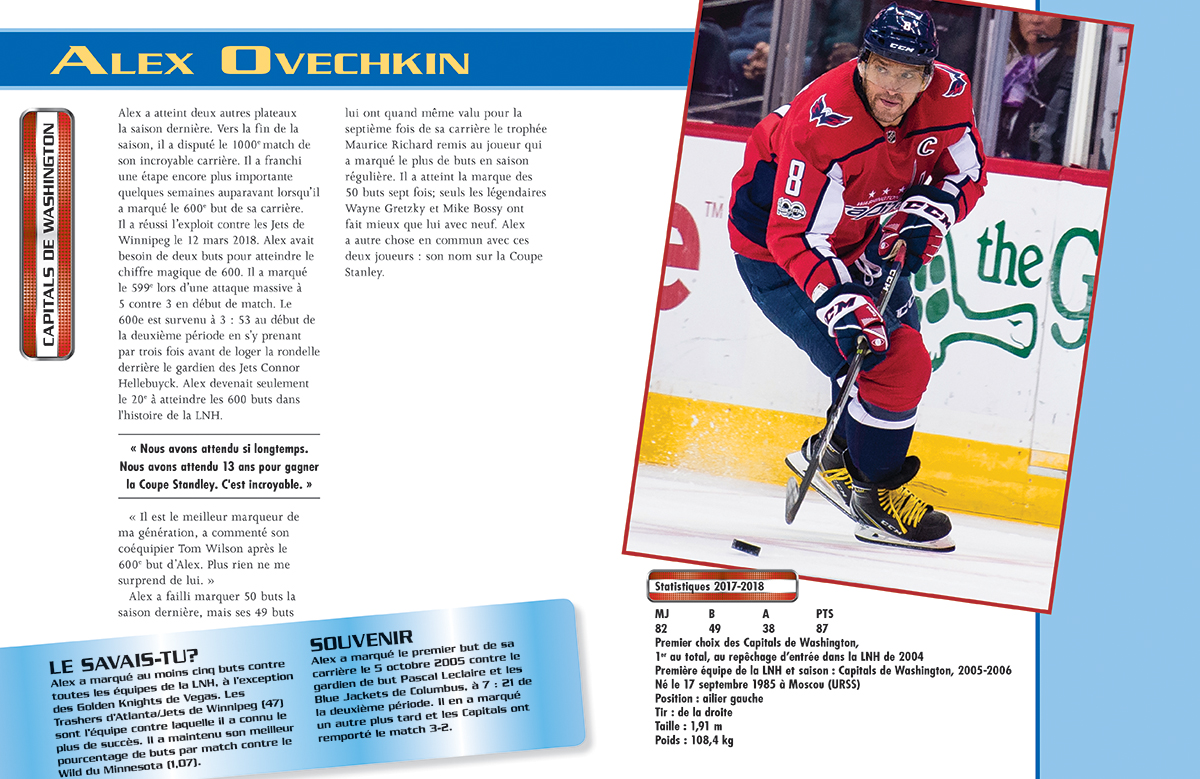 Éditions Scholastic Le hockey ses supervedettes 20182019