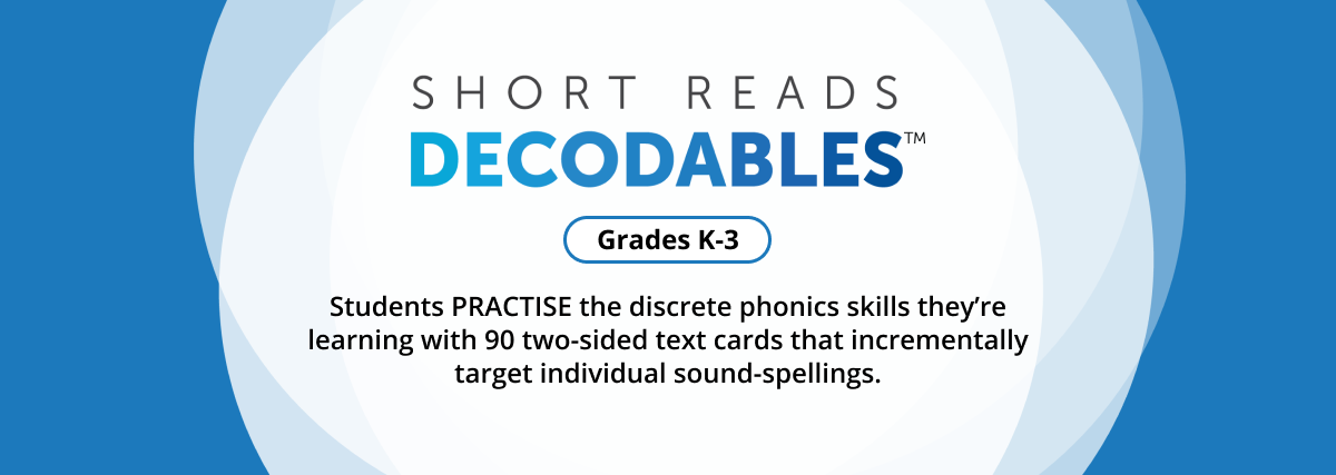 Short Reads Decodables Grades k-2