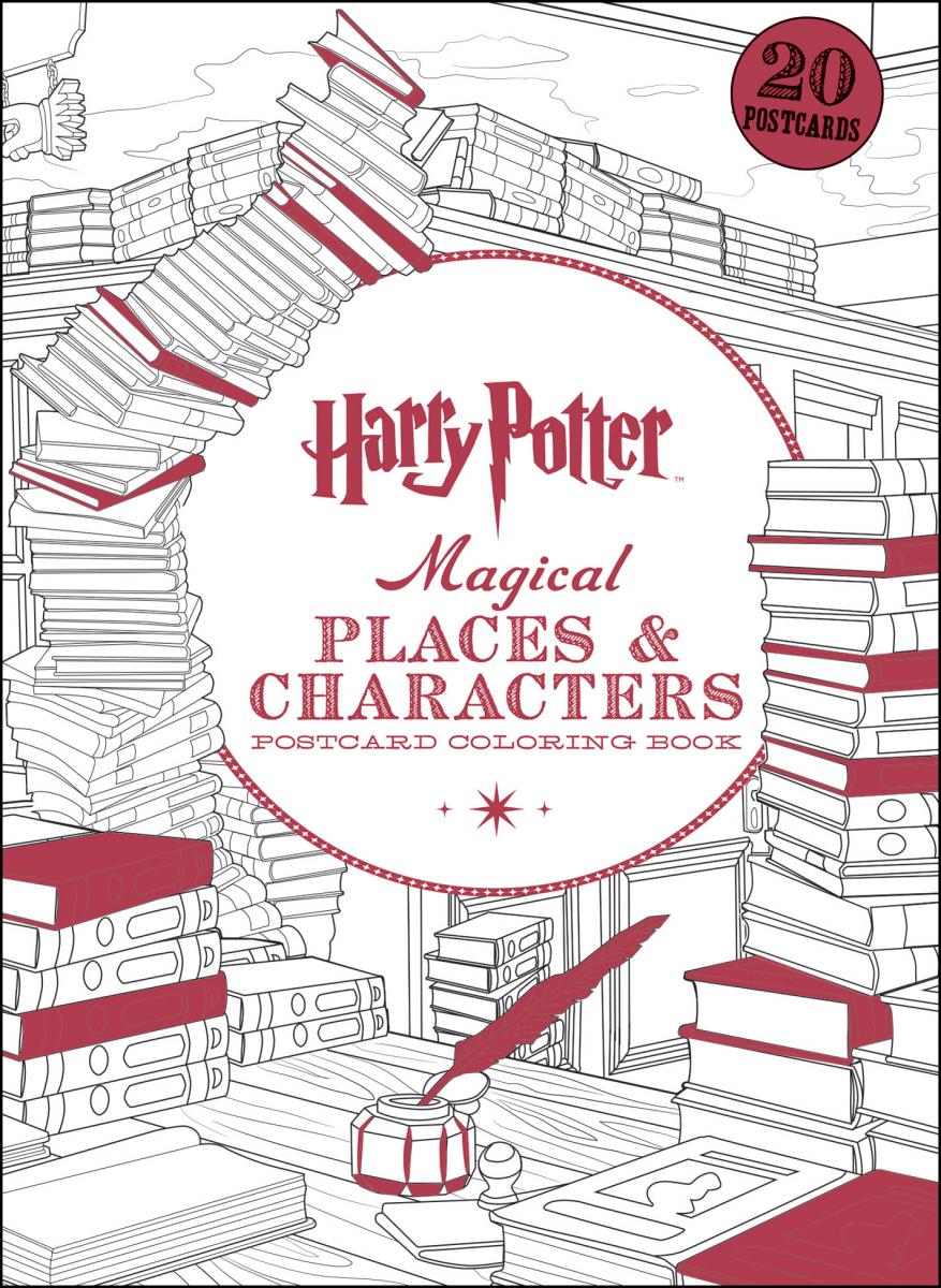 Harry Potter Magical Places Characters Coloring Book