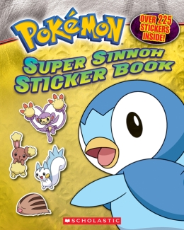 Pokemon Super Sinnoh Sticker Book