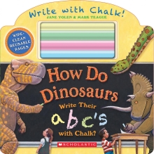 How Do Dinosaurs Write Their ABC's with Chalk?