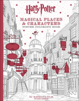 Harry Potter: Magical Places and Characters Poster Coloring Book