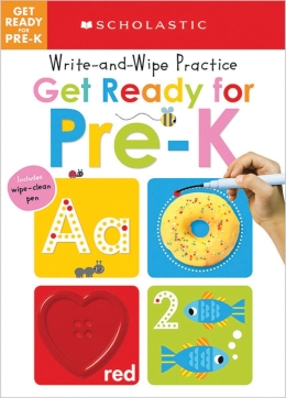 Scholastic Early Learners: Write & Wipe Practice: Get Ready For Pre-K