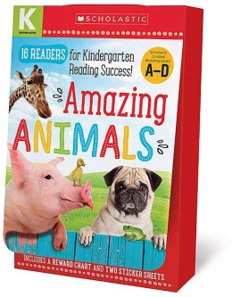 Kindergarten A-D Reader Box Set: Amazing Animals