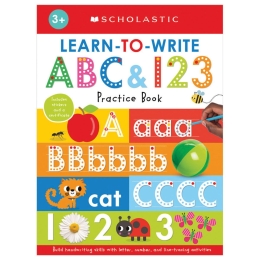 Learn to Write ABC &amp; 123: Scholastic Early Learners (Workbook)