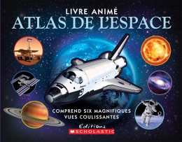 Livre animé : Atlas de l'espace