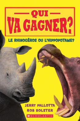 Qui va gagner? Le rhinocéros ou l'hippopotame?