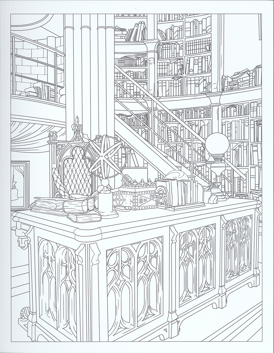 Office, Harry Potter Coloring Book