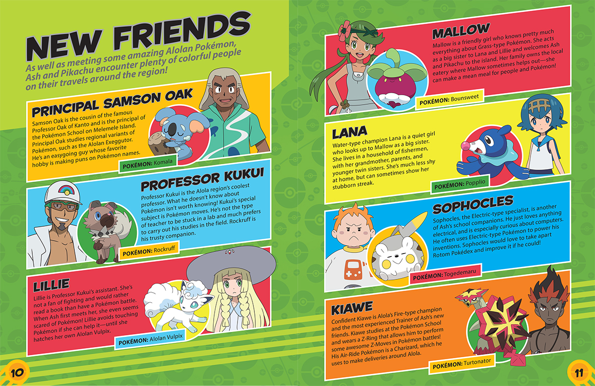 Pokémon Alola Region Sticker Book