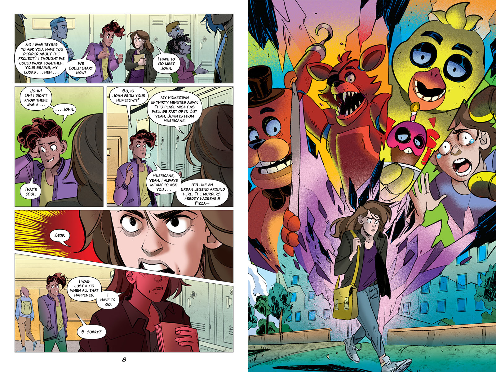 The twisted ones fnaf graphic novel