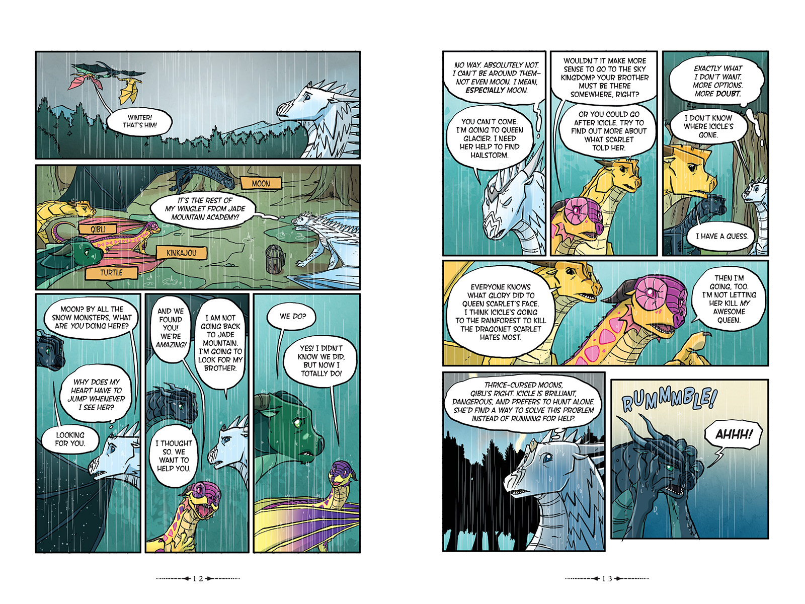 Winter Turning A Graphic Novel Wings Of Fire Graphic Novel 7