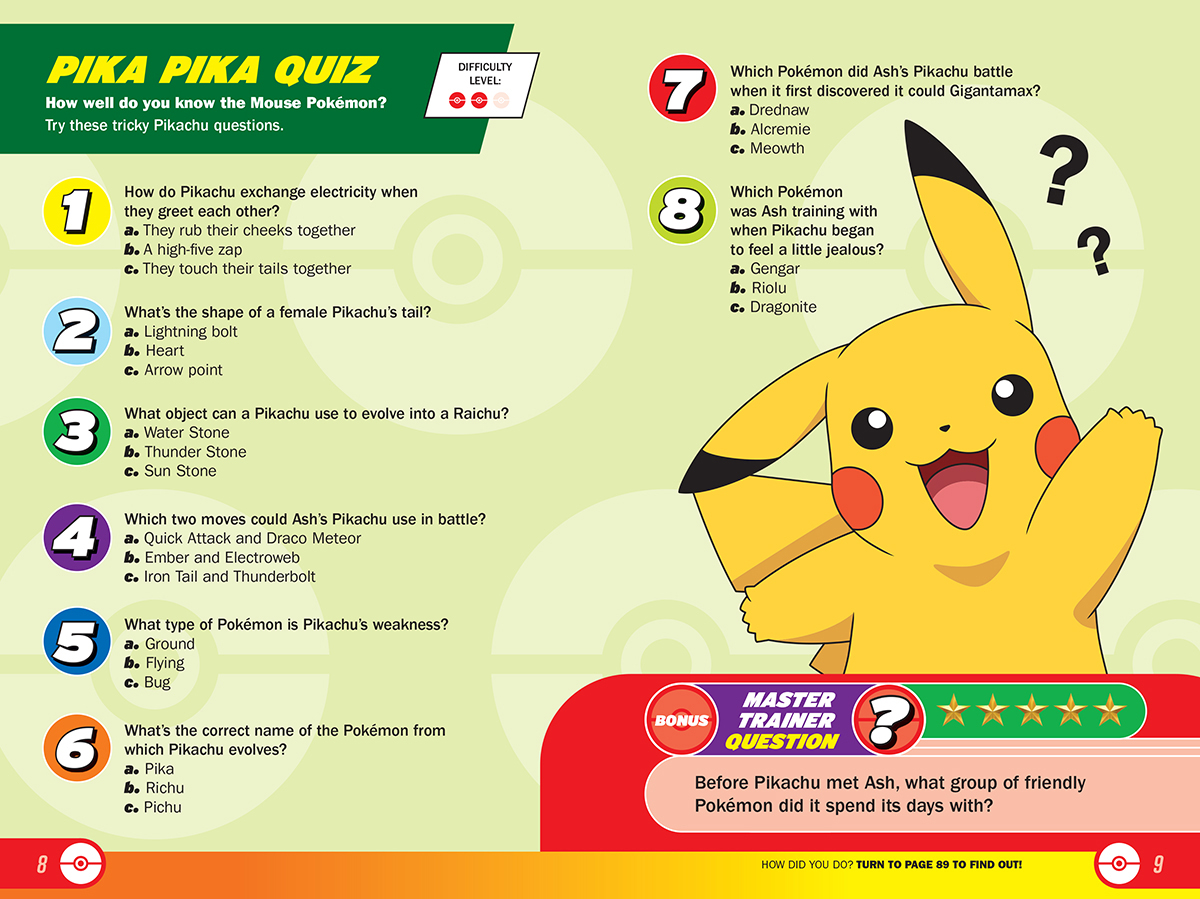 Trivia Challenge Quizzes, Facts, and Fun! (Pokémon) Scholastic Canada