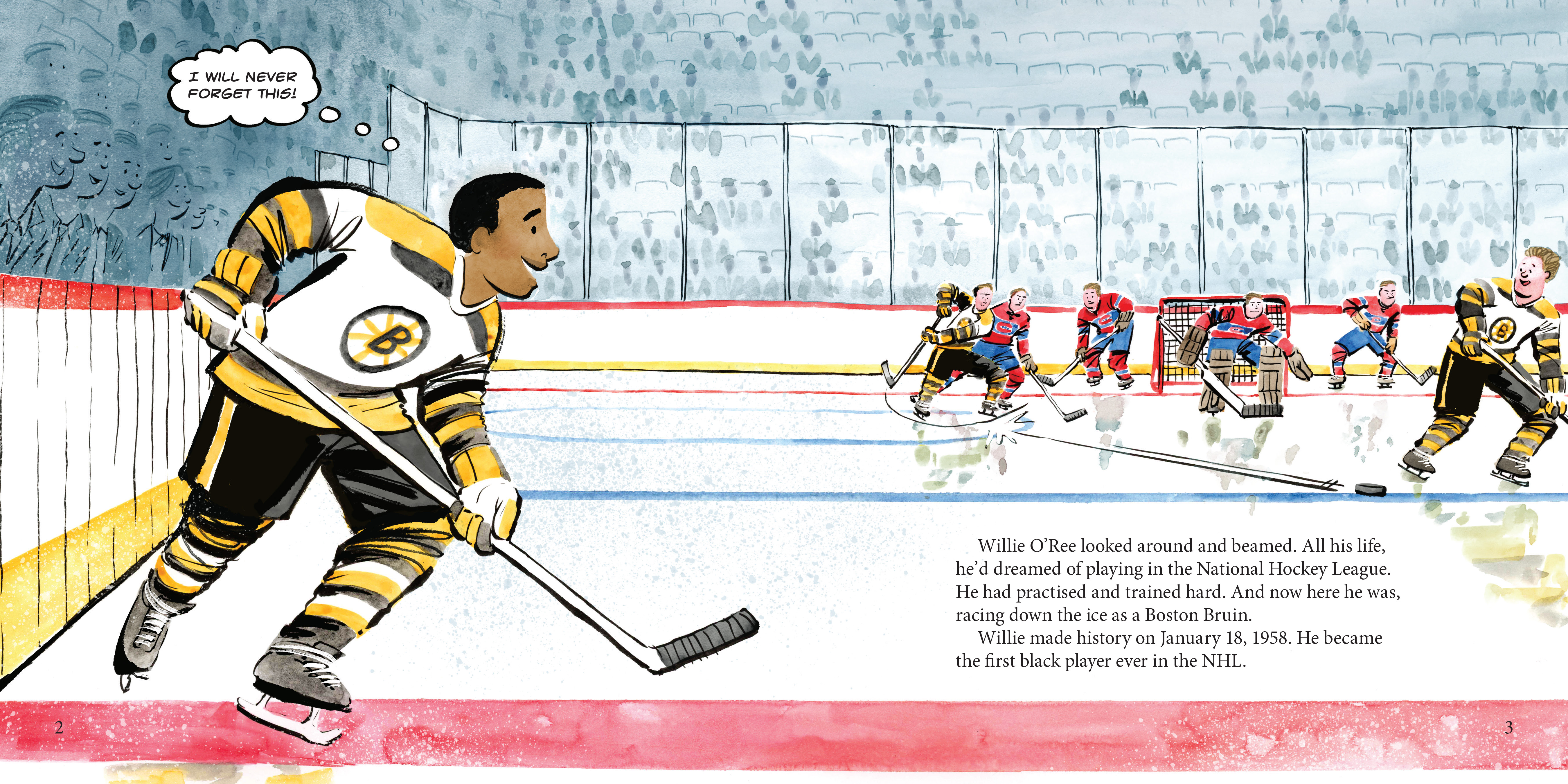 Hockey honors Willie O'Ree for becoming NHL's first black player