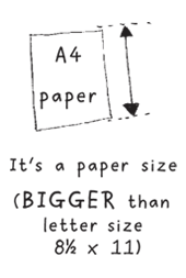 A4: it's a paper size