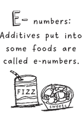 E-numbers: food additives