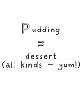 Pudding: dessert