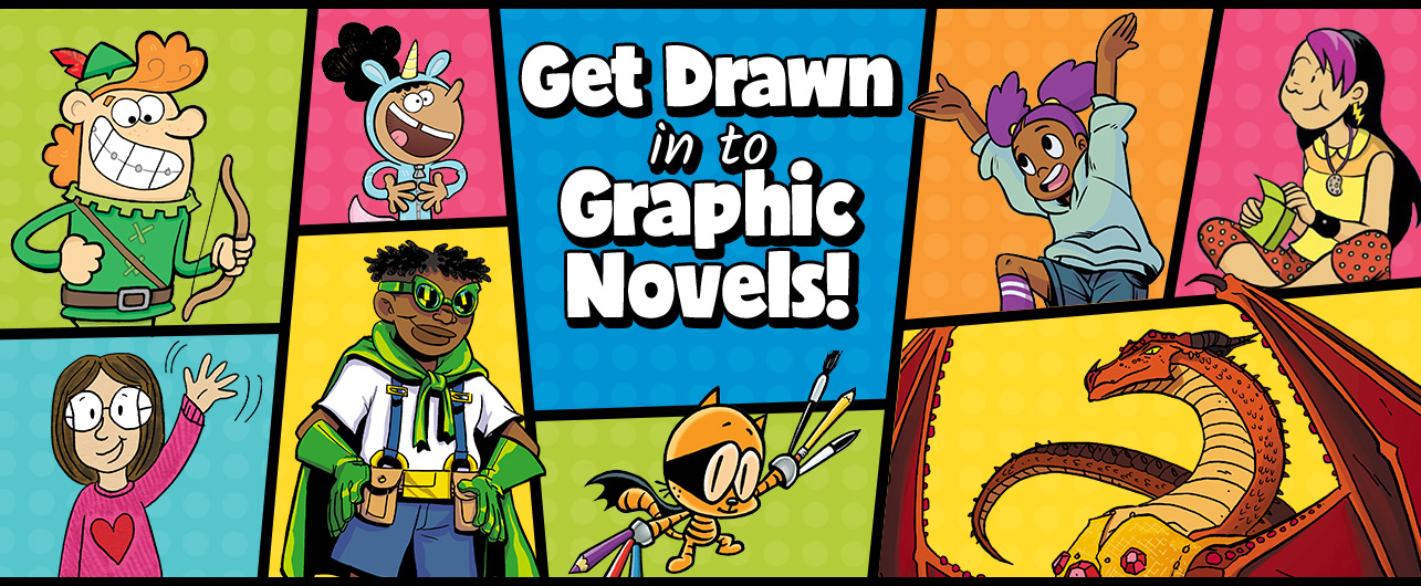 Get drawn in to graphic novels!