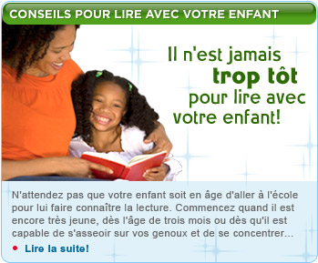 Conseils pour lire avec votre enfant