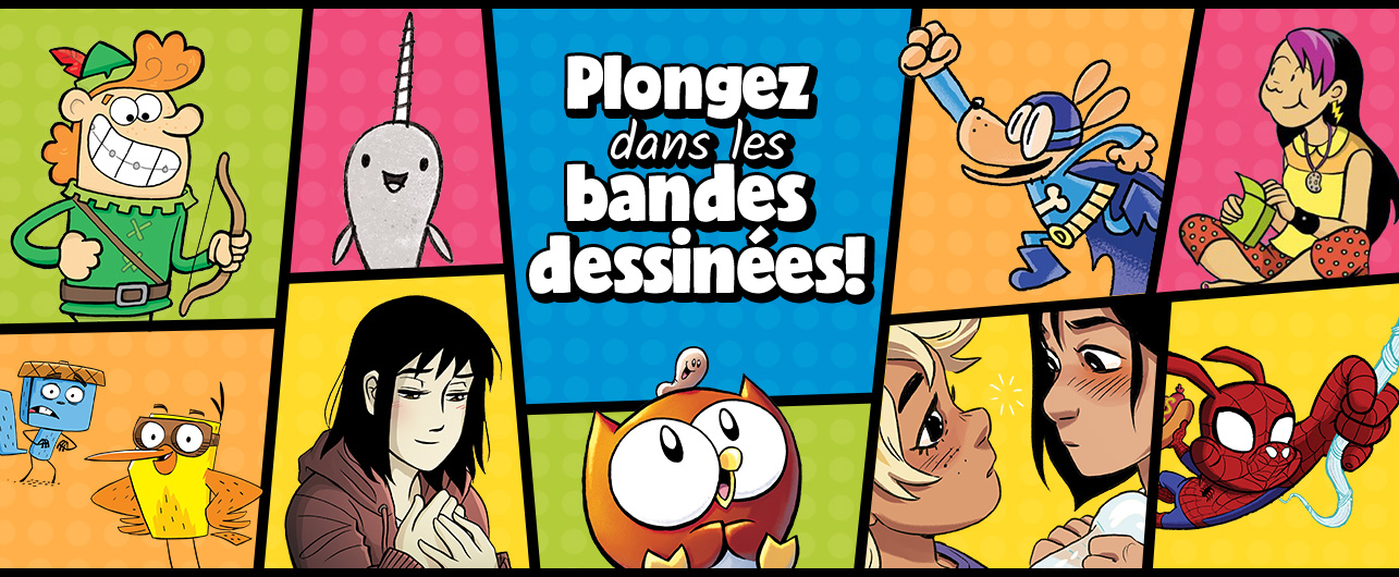 Plongez dans les bandes dessinées!