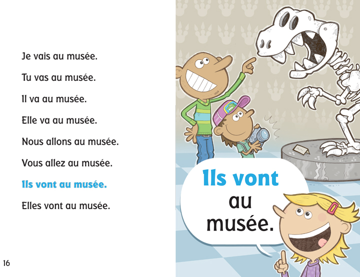 Conjuguer Le Verbe Aller Au Présent De L'indicatif Éditions Scholastic | Nous conjuguons! Le verbe aller au présent de l