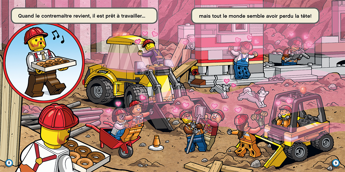 Éditions Scholastic  LEGO City : La fête de la Saint-Valentin en