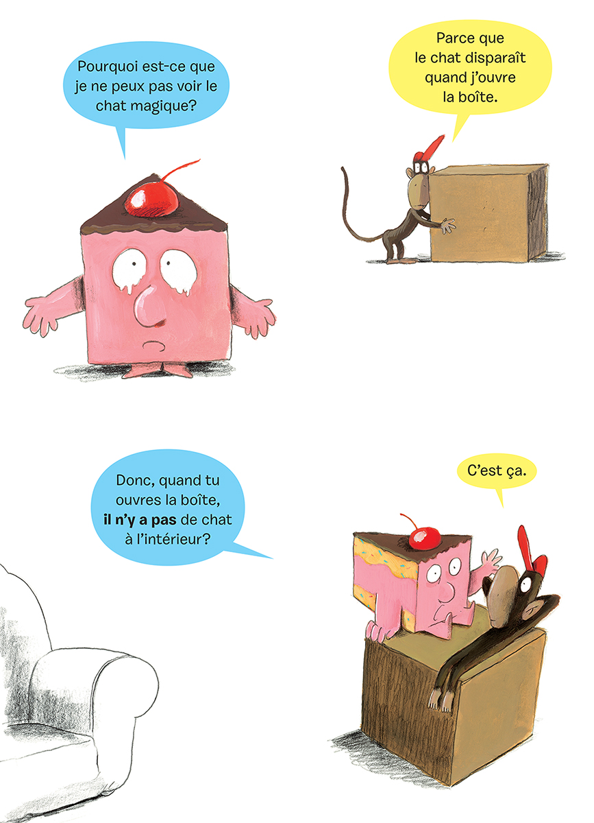 Editions Scholastic Singe Et Gateau Qu Est Ce Qu Il Y A Dans La Boite