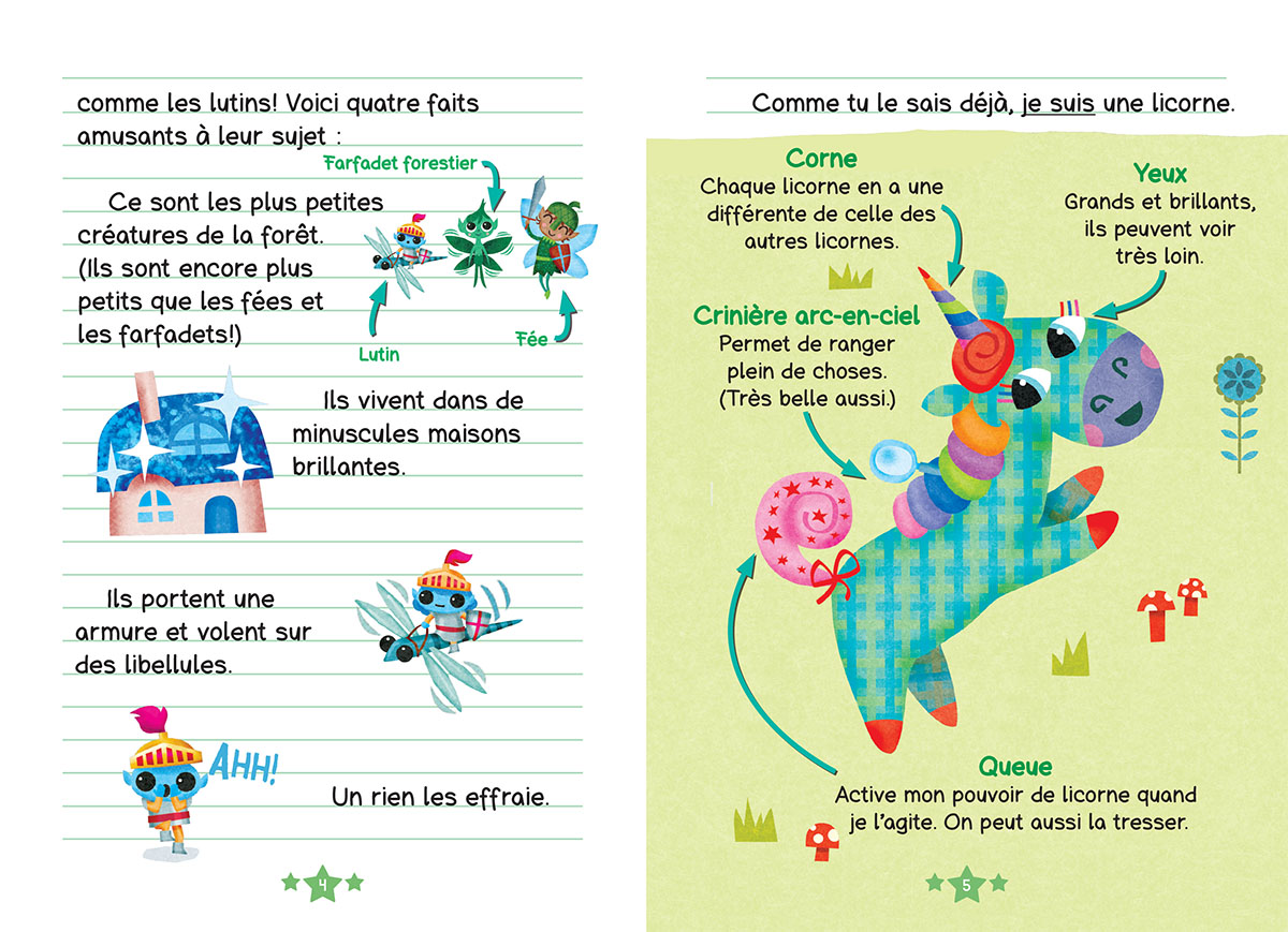 Page De Garde Cahier Journal Licorne Éditions Scholastic | Journal de licorne : N°3 - Iris la courageuse