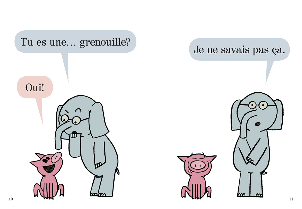 Éditions Scholastic | Éléphant et Rosie : Je suis une grenouille!