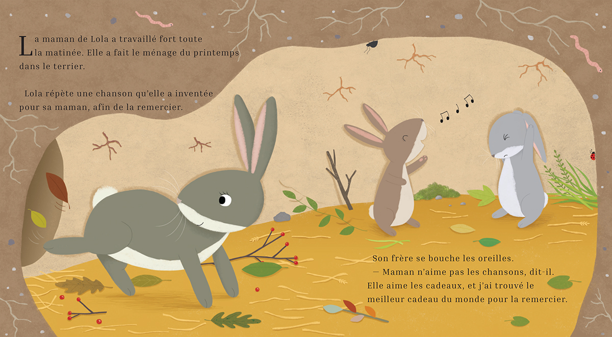 Éditions Scholastic  Au fil des saisons : Le lapin et la surprise