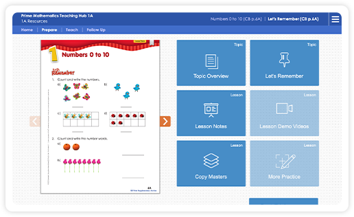 A screenshot of the Teacher Hub showing the different tools available.