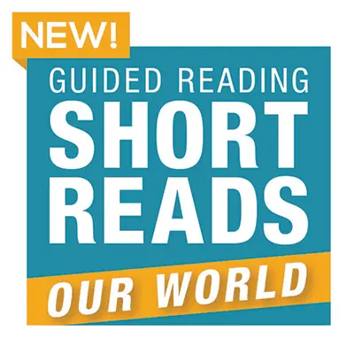 Guided Reading Short Reads Our World Logo