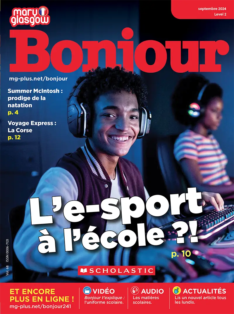 Bonjour magazine cover