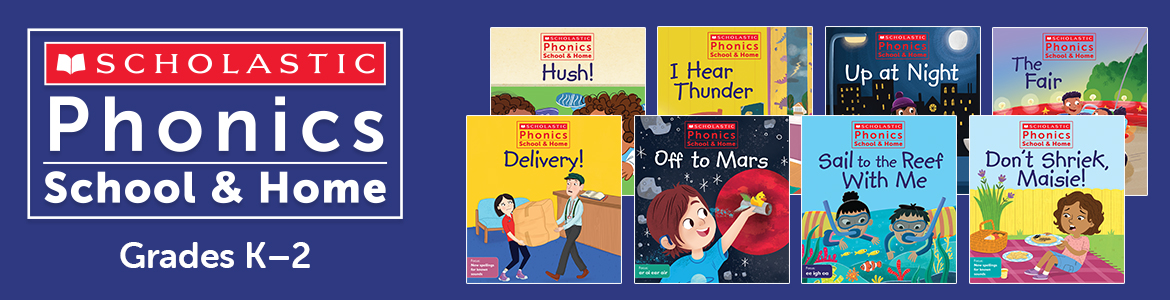 Scholastic Phonics School & Home Grade k-2