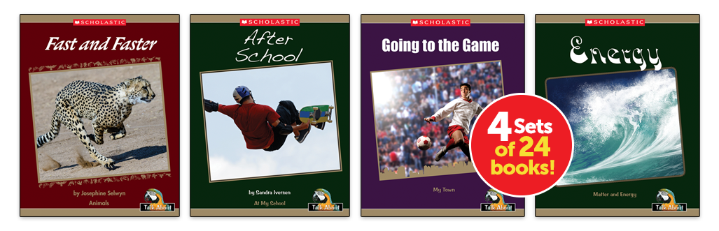 View Overview Guide - Fast and Faster, After school, Going to the Game and Energy book spreads