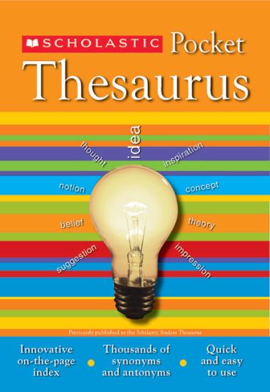 Photo of Scholastic Pocket Thesaurus