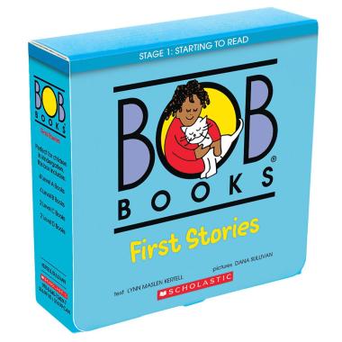 Photo of Bob Books - First Stories Box Set | Phonics, Ages 4 and up, Kindergarten (Stage 1: Starting to Read)