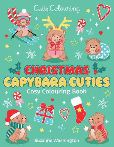Photo of Cutie Colouring: Christmas Capybara Cuties