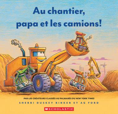 Photo of Au chantier, papa et les camions!