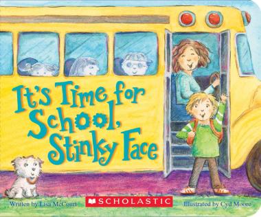 Photo of It's Time for School, Stinky Face (A Board Book)