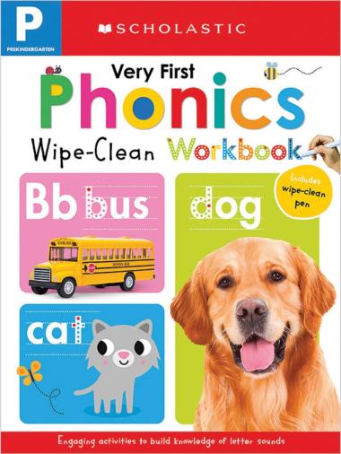 Photo of Very First Phonics Pre-K Wipe-Clean Workbook: Scholastic Early Learners (Wipe-Clean)