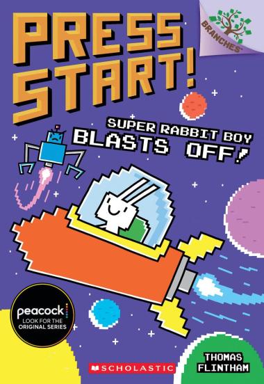 Photo of Super Rabbit Boy Blasts Off!: A Branches Book (Press Start! #5)