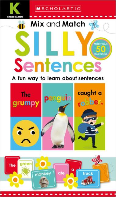 Photo of Mix & Match Silly Sentences Kindergarten Workbook: Scholastic Early Learners (Workbook)