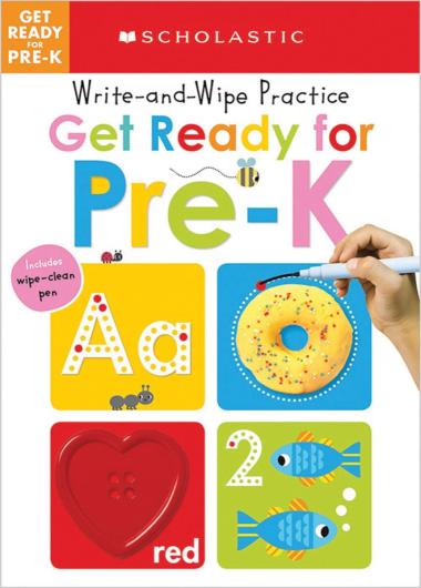 Photo of Get Ready for Pre-K Write and Wipe Practice: Scholastic Early Learners (Write and Wipe)