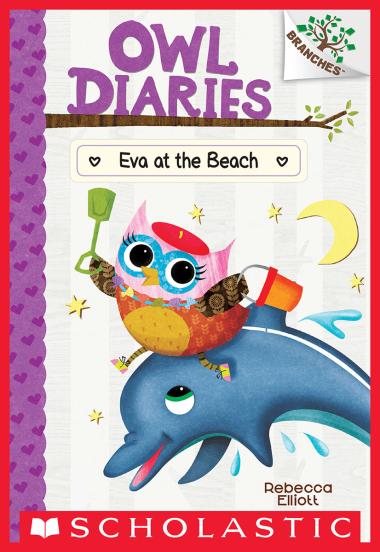 Photo of Eva at the Beach: A Branches Book (Owl Diaries #14)