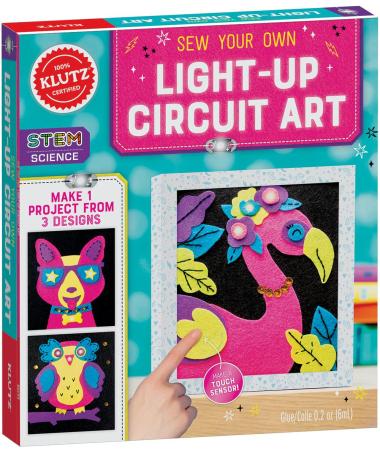 Photo of Sew Your Own Light-Up Circuit Art