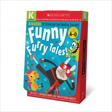 Photo of Funny Furry Tales A-D Kindergarten Reader Box Set: Scholastic Early Learners (Guided Reader)