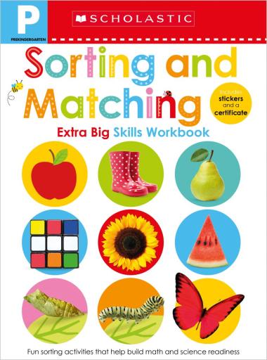 Photo of Sorting and Matching Pre-K Workbook: Scholastic Early Learners (Extra Big Skills Workbook)